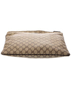 Gucci Beige Gg Supreme Canvas Monogram Medium Flat Messenger Bag (Authentic