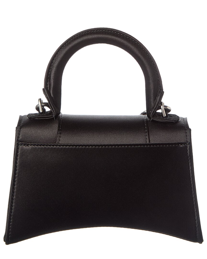 Balenciaga Hourglass Satin Shoulder Bag