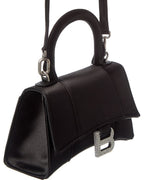 Balenciaga Hourglass Satin Shoulder Bag