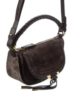 Chloé Marcie Mini Suede & Leather Shoulder Bag