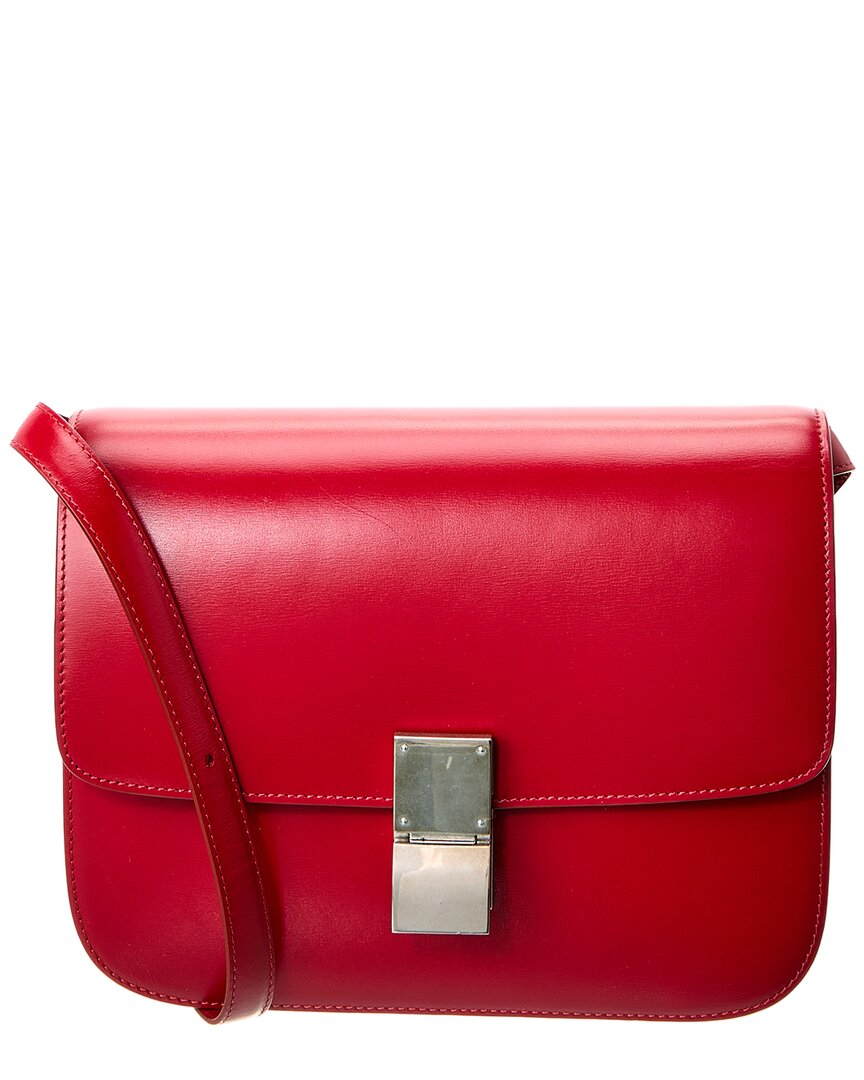 Celine Classic Medium Leather Shoulder Bag (Authentic Pre-Loved)