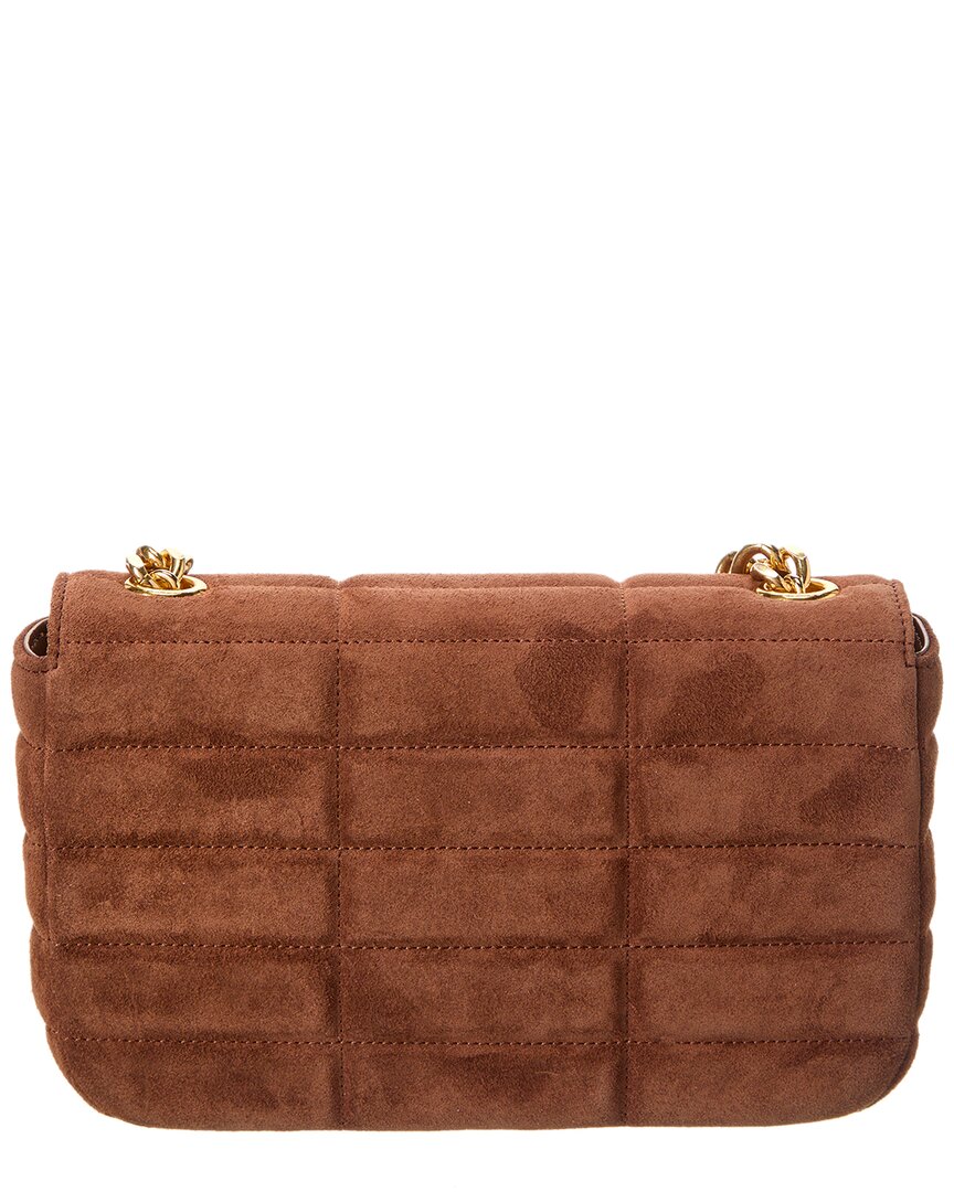 Celine Monochrome Quilted Suede Shoulder Bag