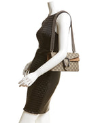 Gucci Dionysus Small Gg Supreme Canvas & Suede Shoulder Bag