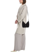 Givenchy Cut Out Mini Satin & Leather Shoulder Bag
