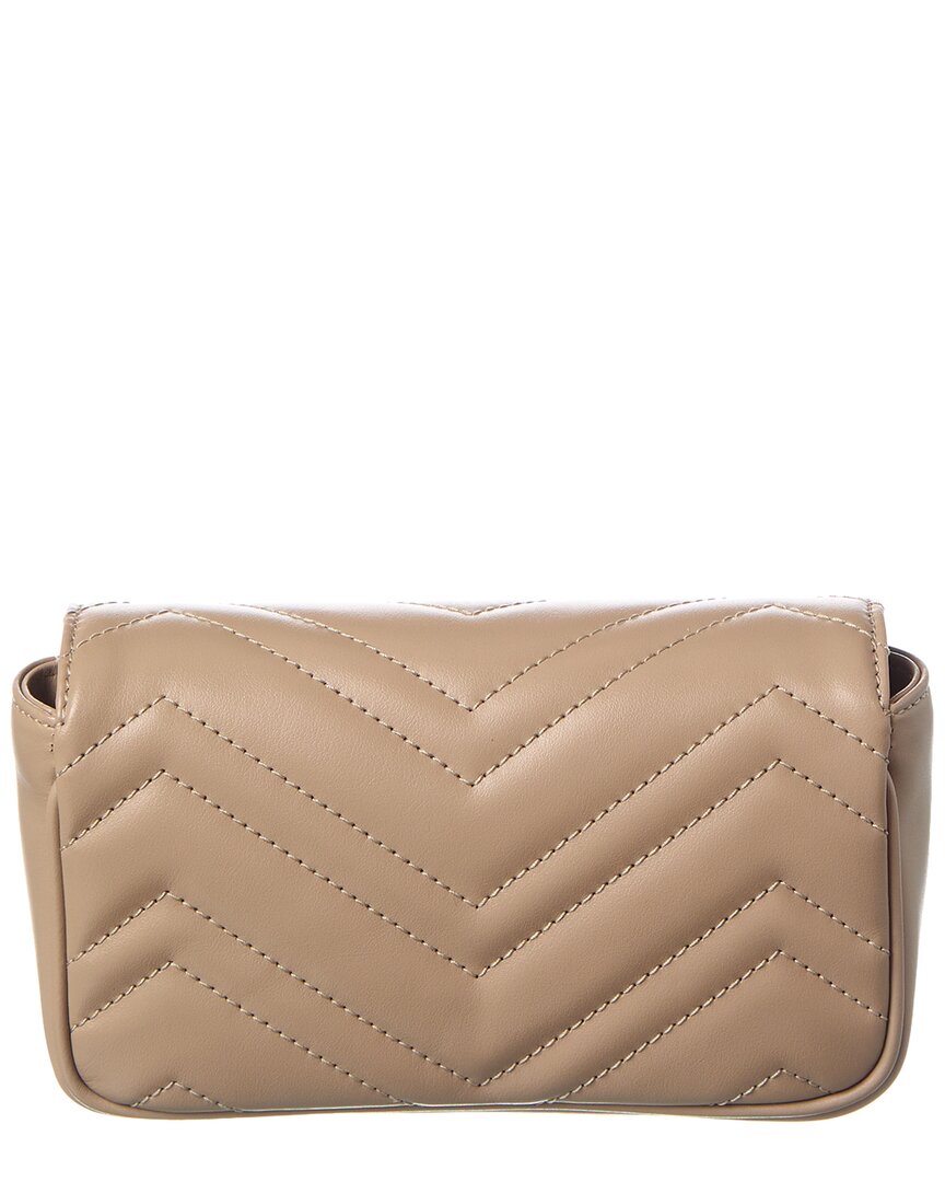 Gucci Gg Marmont Super Mini Leather Shoulder Bag