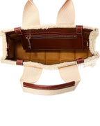 Chloé Woody Small Shearling & Leather Tote (Authentic Pre-Owned)