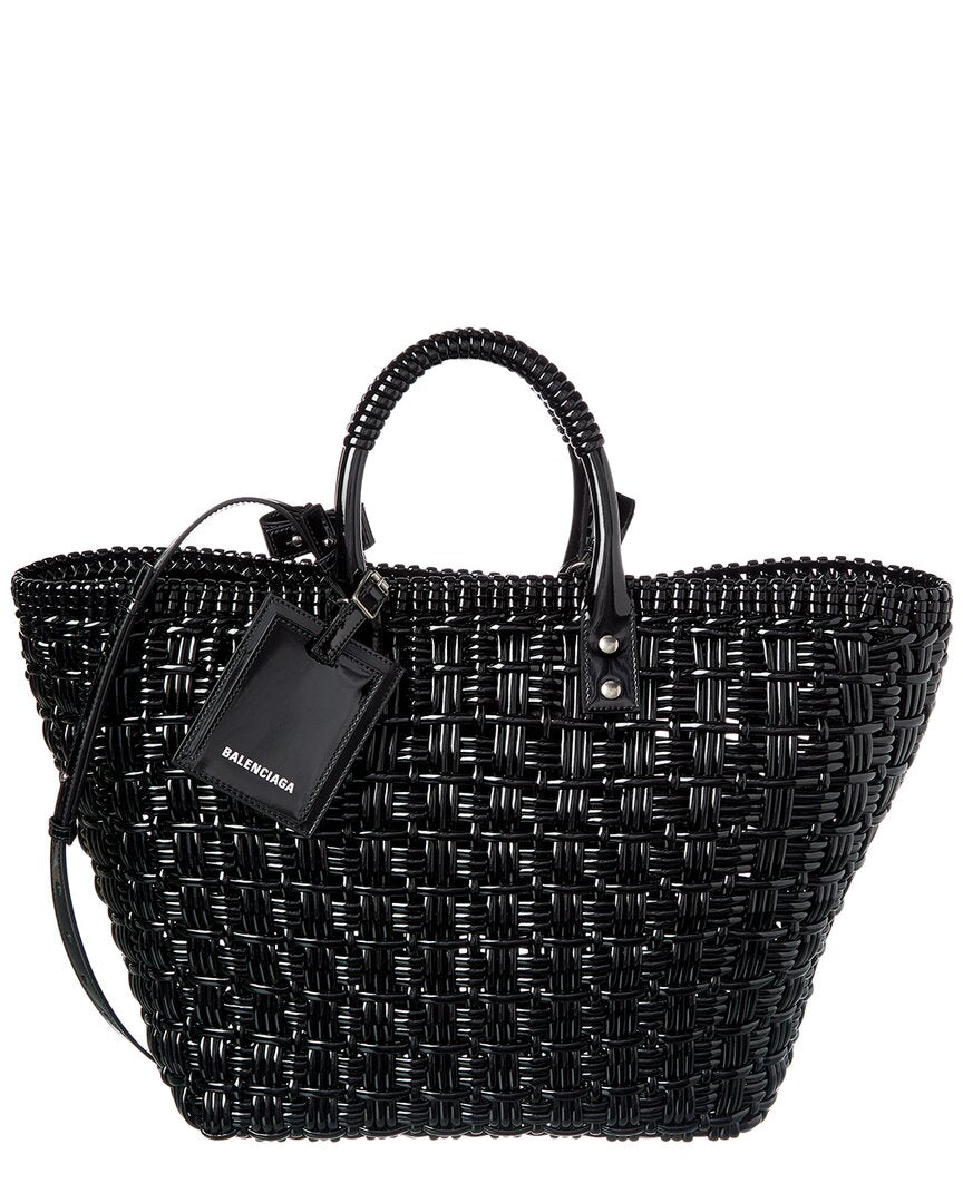 Balenciaga Bistro S Basket Tote Black ONE SIZE