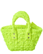 Balenciaga Bistro Xxs Tweed Basket Tote