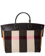 Burberry Society Vintage Check Tote (Authentic Pre-Loved)