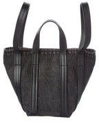 Balenciaga Ever 2.0 N/S Xs Denim & Leather Tote