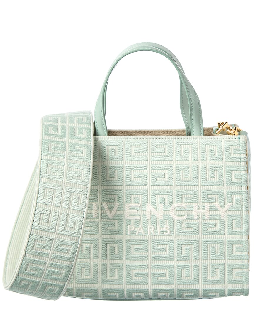 Givenchy G Mini Canvas & Leather Tote