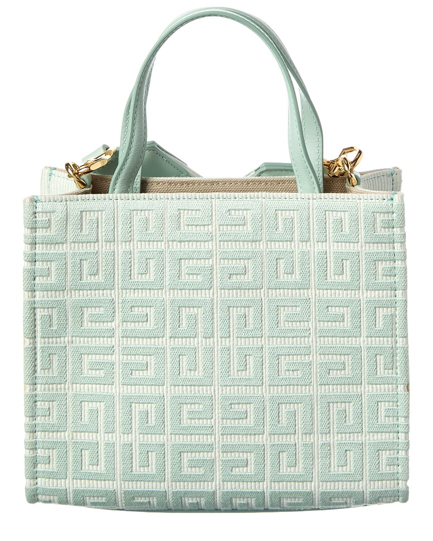 Givenchy G Mini Canvas & Leather Tote