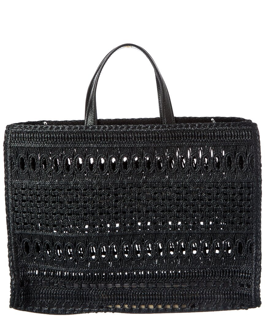 Givenchy G Medium Straw Tote