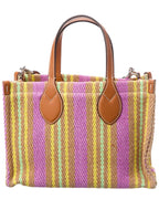 Gucci Small Jute & Leather Tote