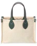 Gucci Mini Canvas & Leather Tote