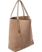 Chloé Spin Large Suede & Leather Tote