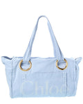 Chloé Plage Large Canvas Tote