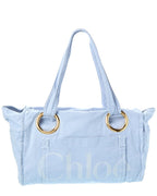 Chloé Plage Large Canvas Tote