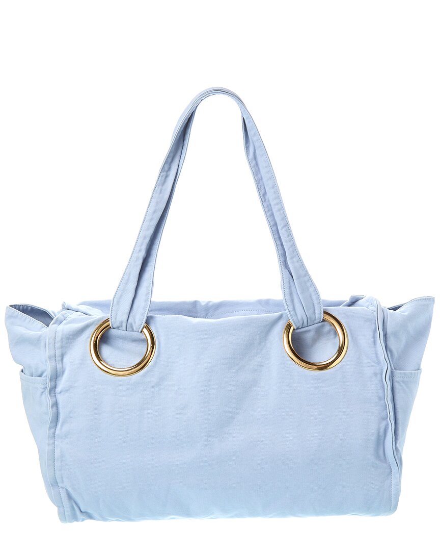 Chloé Plage Large Canvas Tote