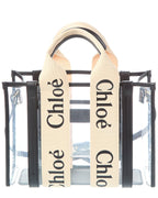 Chloé Woody Small Vinyl & Leather Tote