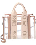Chloé Woody Small Vinyl & Leather Tote