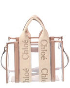 Chloé Woody Small Vinyl & Leather Tote