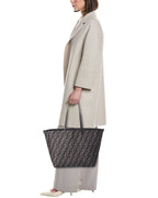 Fendi Roll Large Ff Denim & Leather Tote