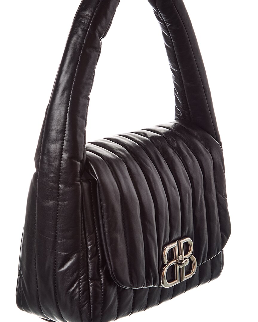 Balenciaga Monaco Padded Quilted Leather Shoulder Bag