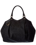 Gucci Black Gg Canvas Large Sukey Tote (Authentic Pre-Loved)