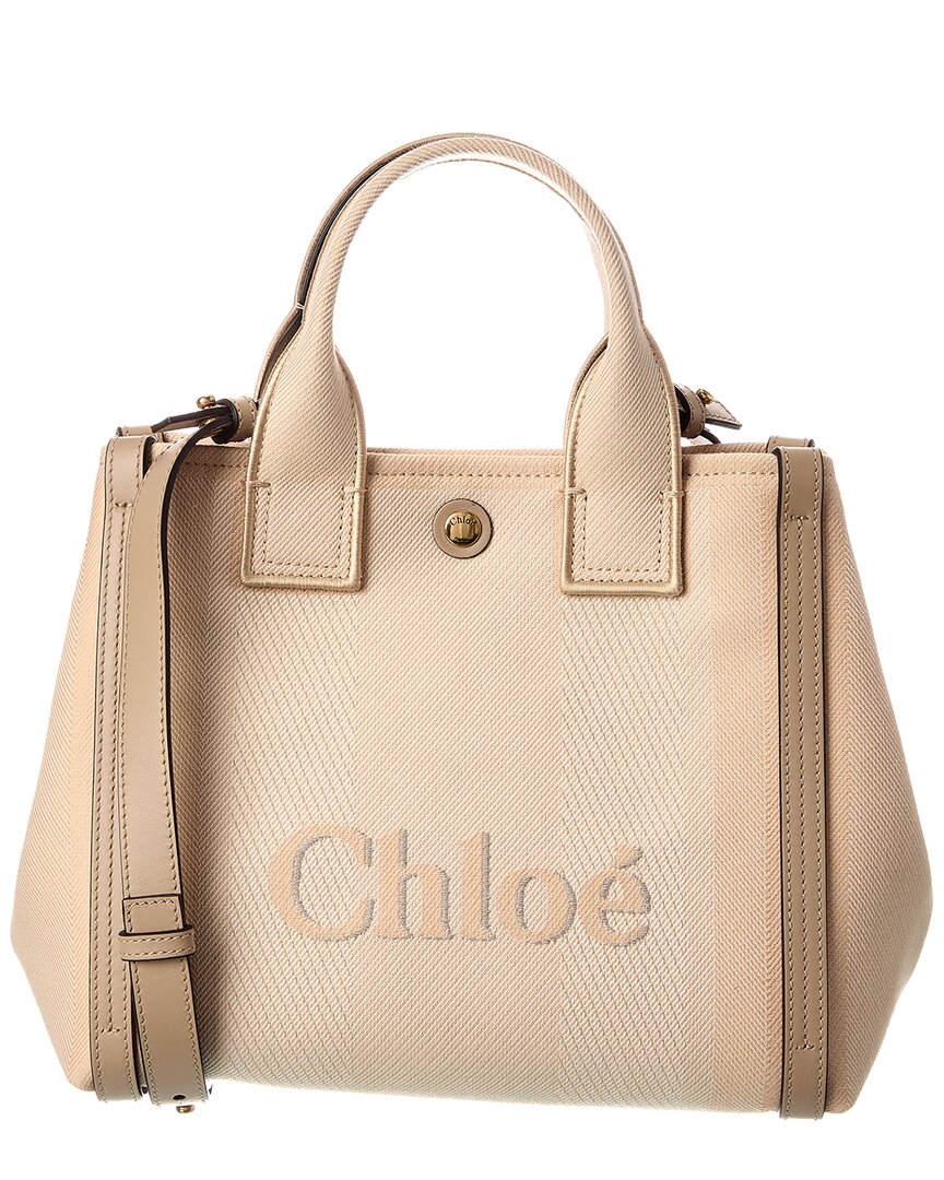 Chloé Canvas & Leather Tote
