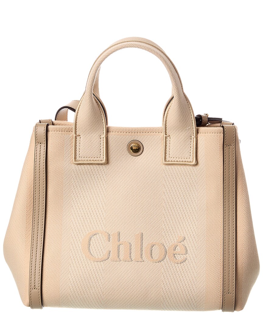 Chloé Canvas & Leather Tote