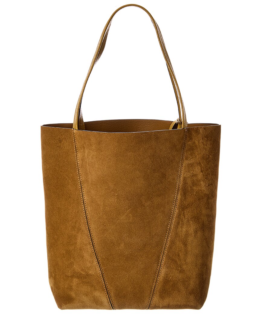 Chloé Spin Medium Suede & Leather Tote