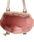 Gucci Pink Monogram Coated Canvas Medium Jolicoeur Tote Pink (Authentic Pre-