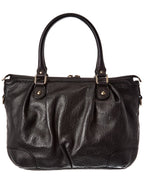 Gucci Black Lambskin Leather Sukey Gg Tote (Authentic Pre-Loved)