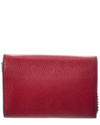 Gucci Red Calfskin Leather Dionysus Chain Wallet Mini (Authentic Pre-Loved)