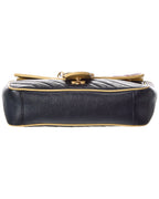 Gucci Multi Calfskin Leather Azalea Diagonal Small Torchon Gg Marmont