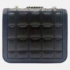 Deco Bag Black Leather Mini