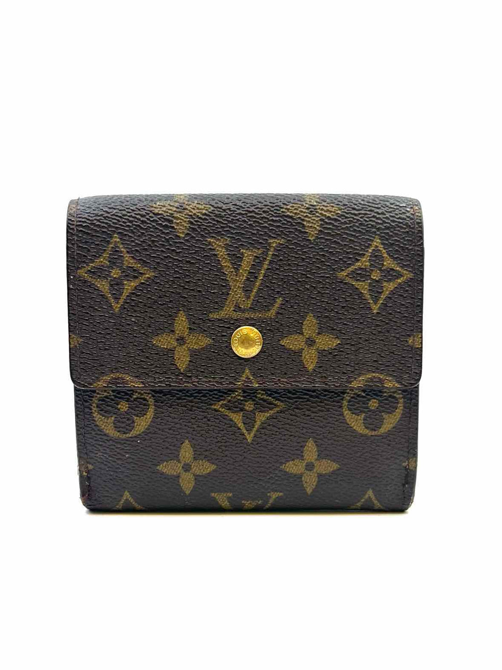 LOUIS VUITTON Brown Coated canvas Monogram Wallet
