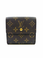 LOUIS VUITTON Brown Coated canvas Monogram Wallet