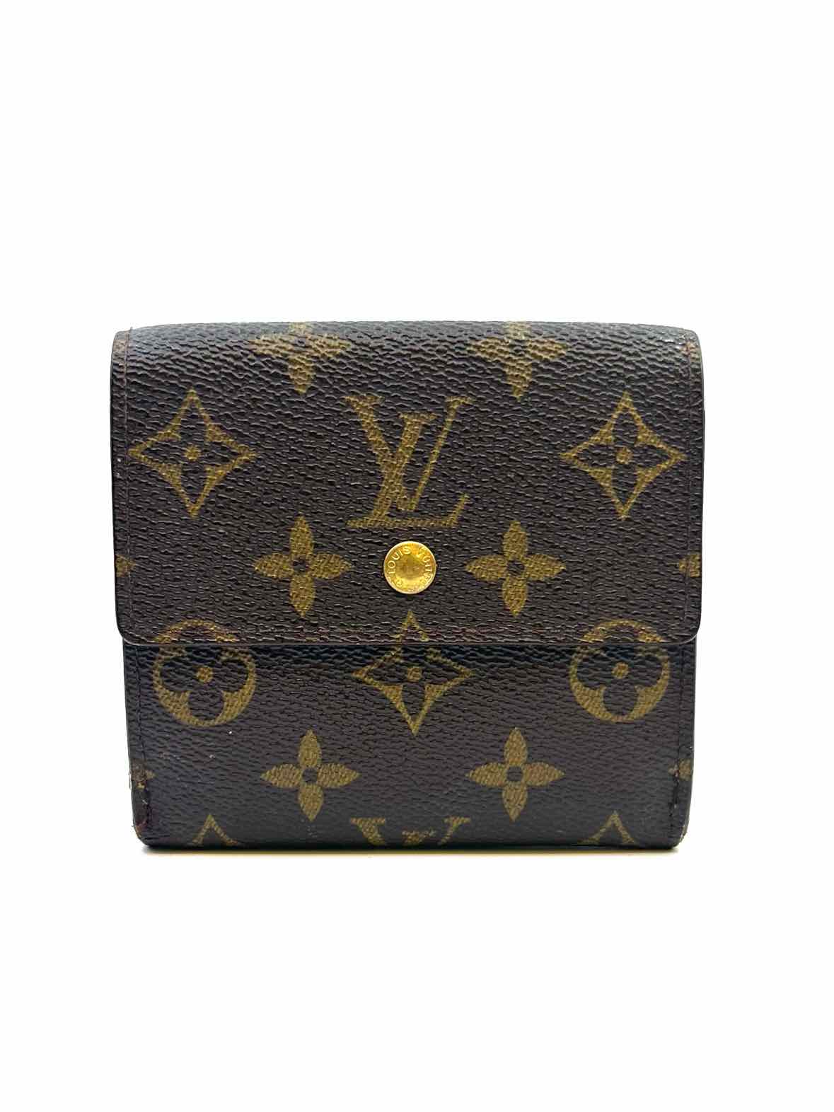 LOUIS VUITTON Brown Coated canvas Monogram Wallet