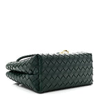Nappa Intrecciato Small Andiamo Shoulder Bag Emerald Green