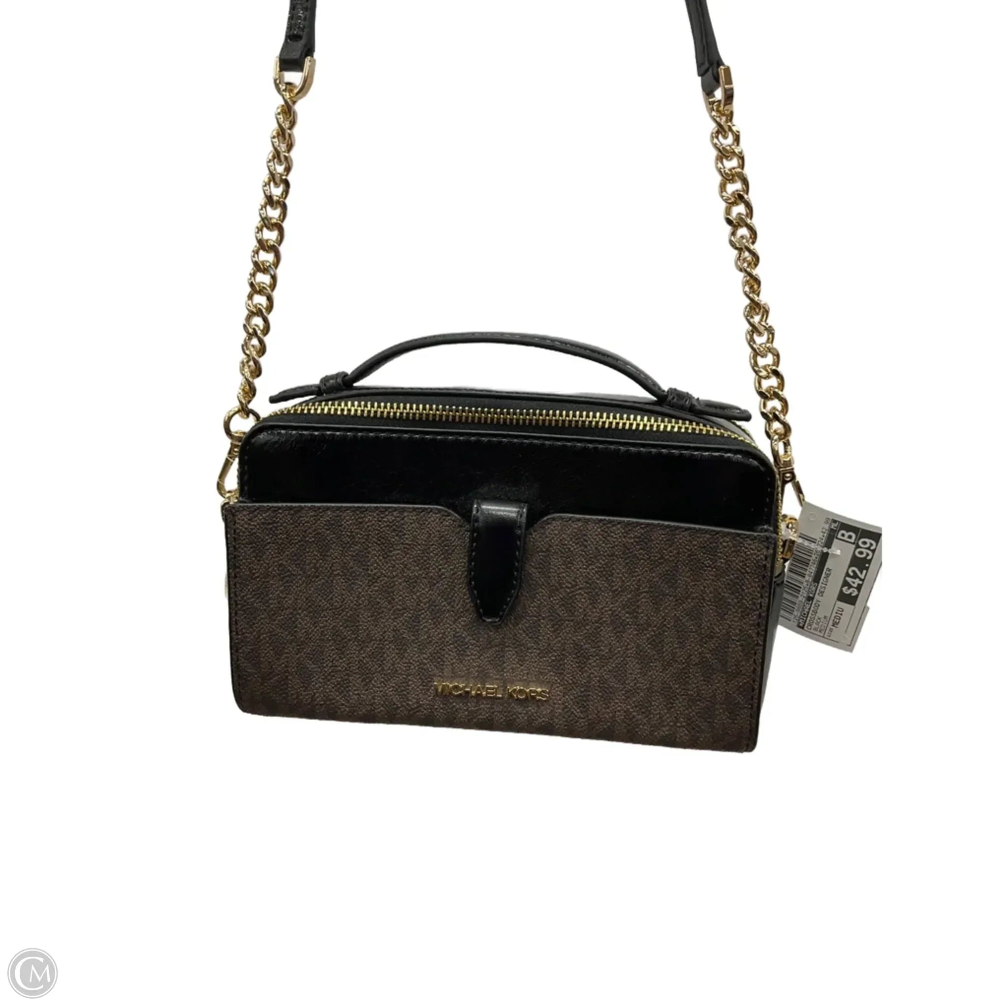 Crossbody Designer By Michael Kors, Size: Medium