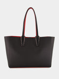 Cabata Small Black Tote Bag with Spikes