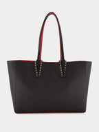 Cabata Small Black Tote Bag with Spikes