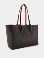 Cabata Small Black Tote Bag with Spikes