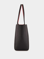 Cabata Small Black Tote Bag with Spikes