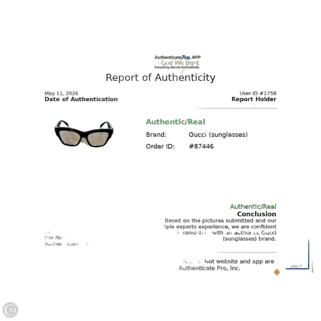 Accessory Luxury Designer Label By Gucci