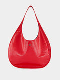Bright Red Holy Naplack Leather Shoulder Bag