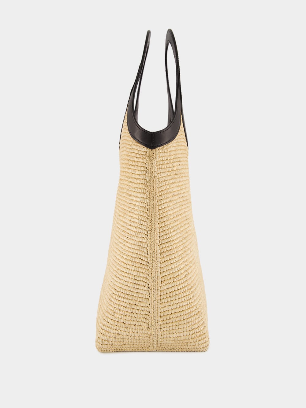 Natural Beige Medium Holy Raffia Bag