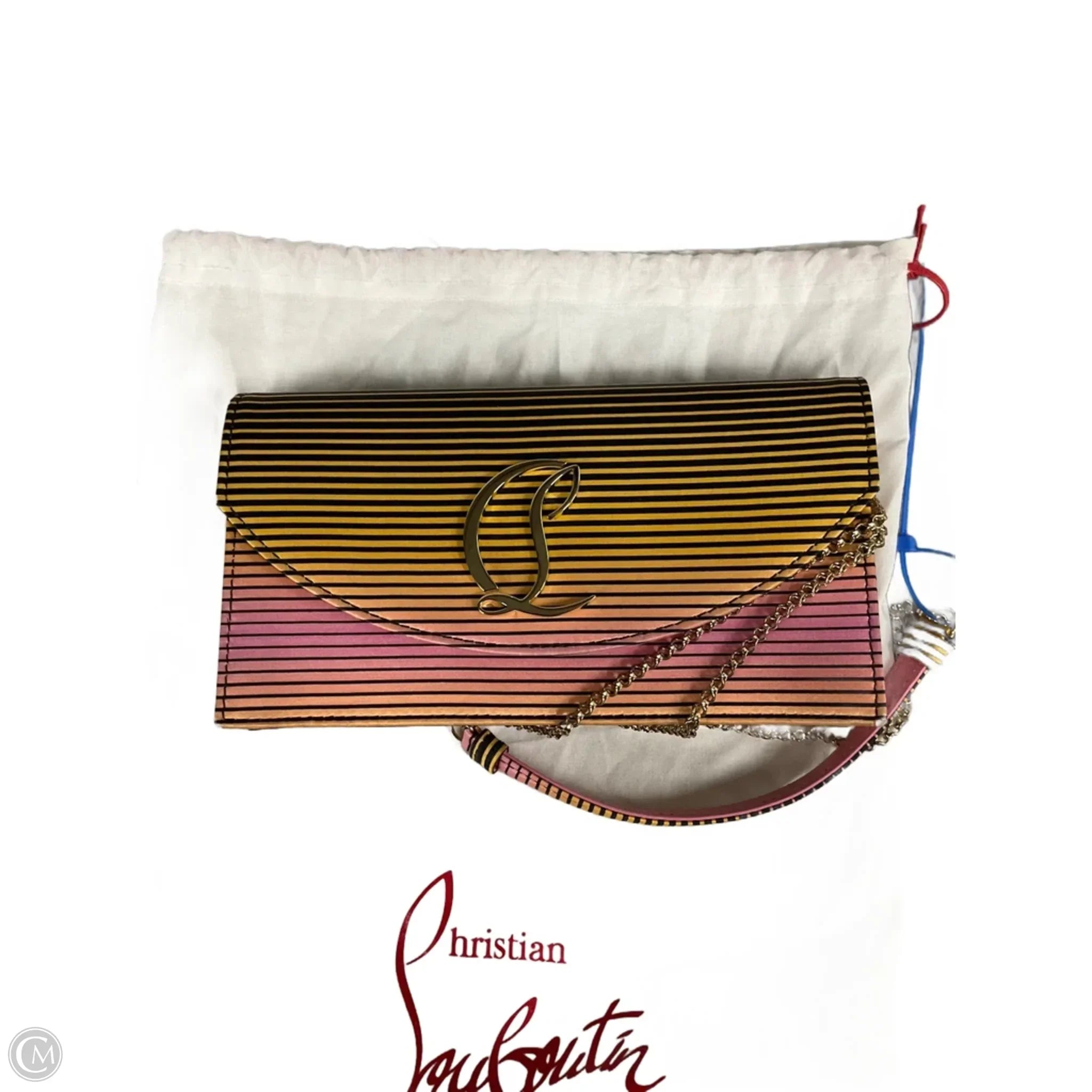 Crossbody Luxury Designer By Christian Louboutin, Size: Small